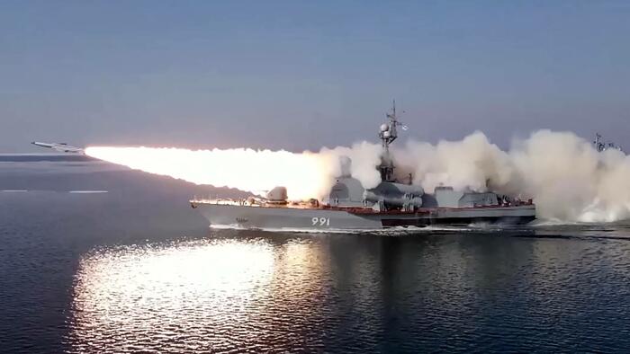 NextImg:Russia Test-Fires Supersonic Anti-Ship Cruise Missiles In Sea Of Japan