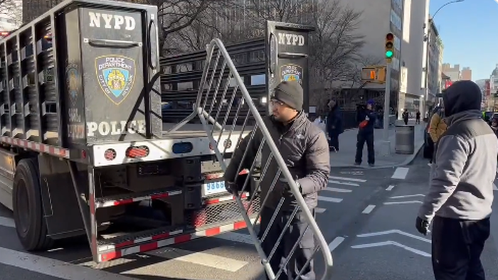 700 NYPD Riot Cops Mobilized, Steel Barriers Deployed Ahead Of Potential Trump Arrest