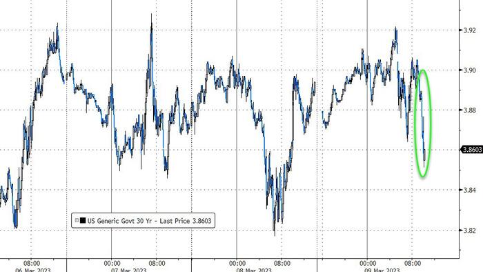 NextImg:30Y Treasury Auction Tails As Yields Tumble