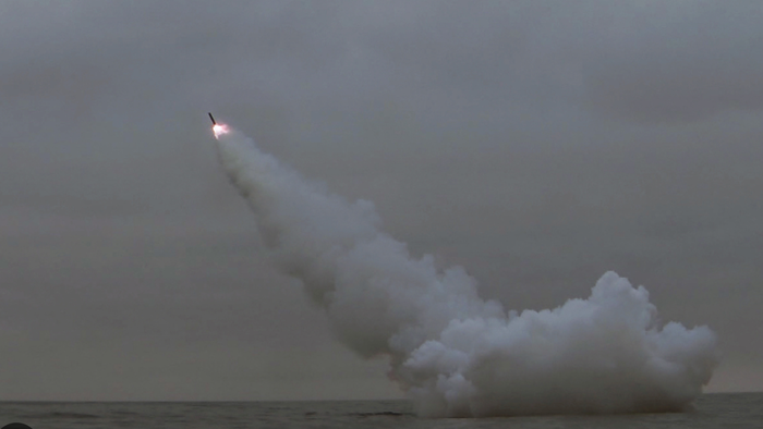 NextImg:North Korea Fires Cruise Missiles From Submarine Amid Large US-N.Korea Drills