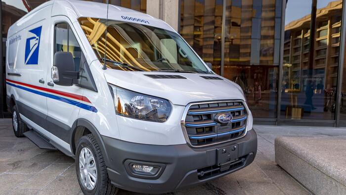 NextImg:USPS Purchases Ford EV Vans To Electrify Nation's Largest Federal Fleet