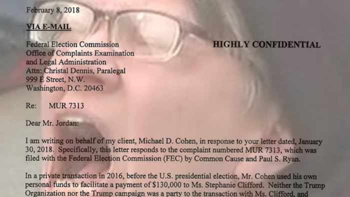 NextImg:"Totally Exculpatory": Purported Cohen Letter To FEC Could Hobble Manhattan DA's Trump Case