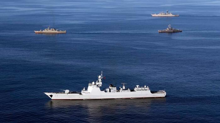 NextImg:China, Russia, Iran Wrap Up Joint Military Drills In Gulf Just Ahead Of Xi-Putin Visit