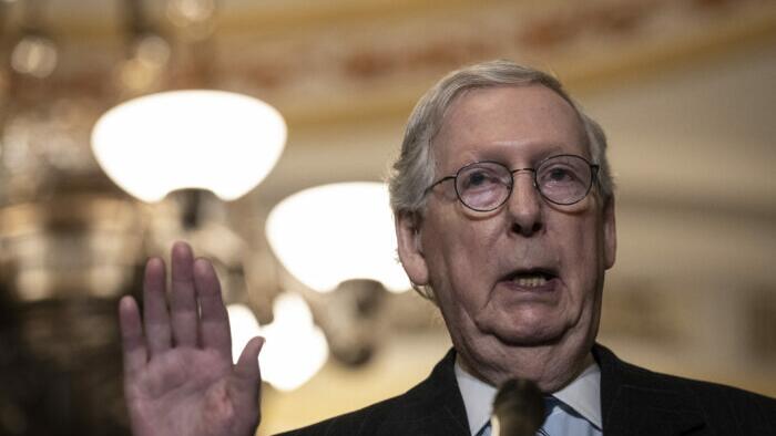 NextImg:Senate Minority Leader Mitch McConnell, 81, Hospitalized After Fall