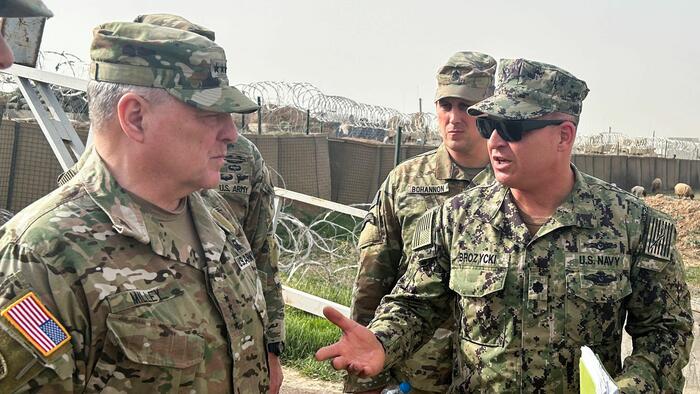 NextImg:Top US General Makes Rare Visit To Syria, Reaffirms Occupation