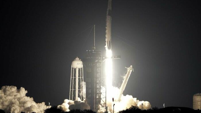 NextImg:SpaceX Crew Dragon With Four Astronauts Blasts Into Orbit, Heads To Space Station