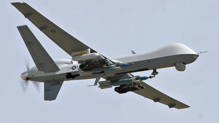 A US Reaper drone crashed over the Black Sea in an “incident” with a Russian jet