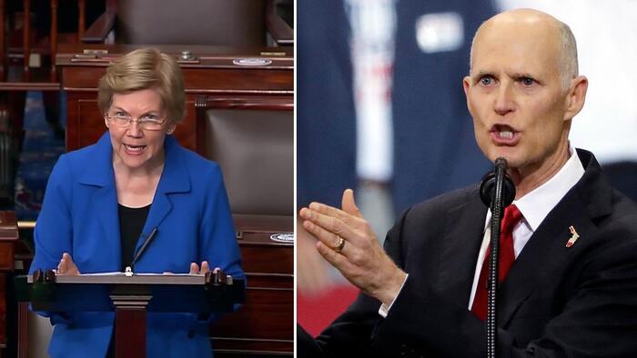 NextImg:Rick Scott, Liz Warren Unveil Bipartisan Fed Oversight Bill