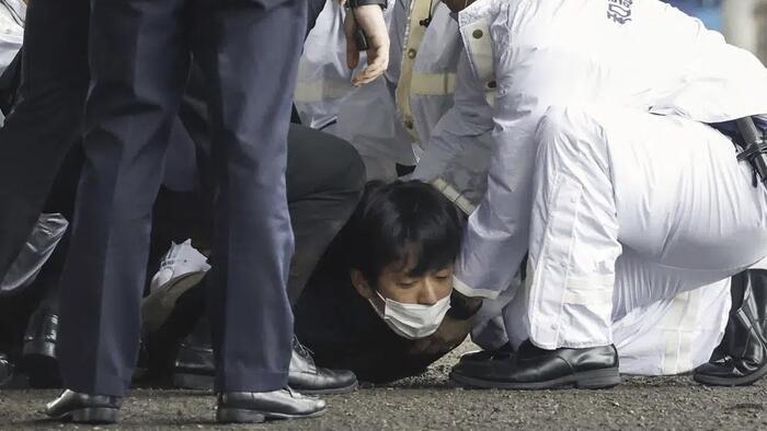 NextImg:Japanese PM Evacuated After Blast Rocks Campaign Event