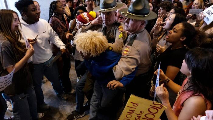 NextImg:Dem Reps Who Egged On Rioters At Tennessee Capitol Are Stripped Of Committee Assignments; Face Expulsion