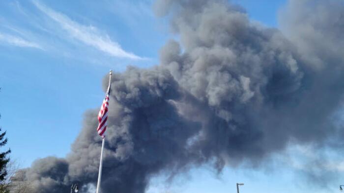 NextImg:Toxic Indiana Fire Will Spew Smoke, Soot, And Ash For Days; Officials Say