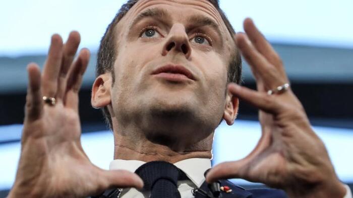 NextImg:Macron Gives 'Le Doigt' To Free Speech: Protesters To Be Prosecuted For Flipping-Off French President