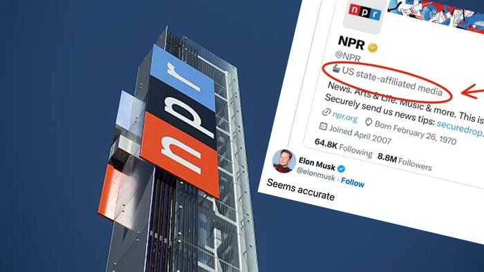 NextImg:Twitter Labels NPR "State-Affiliated Media"; Elon Musk Says "Seems Accurate"