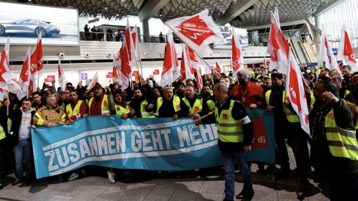 NextImg:New Wave Of Inflation-Driven Strikes Cripples German Air, Rail, Bus Transportation