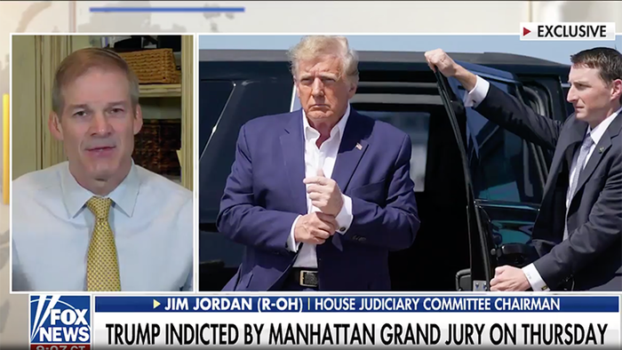 NextImg:Jim Jordan: Trump Indictment "Is About Going After Anyone Who Opposes The Left's Agenda, The Establishment's Agenda"