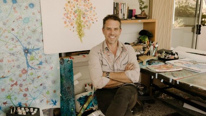 NextImg:Three Hunter Biden Paintings On Display At SoHo Gallery For $85,000 Each