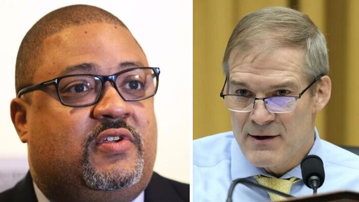 NextImg:Bragg Sues Jim Jordan To Stop 'Brazen And Unconstitutional' Attack On Trump Prosecution