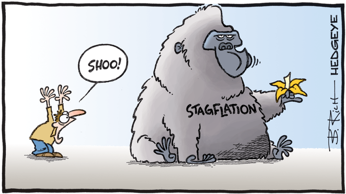 NextImg:Ugly Data & Oil Shock: Stagflation Threat Sparks Bond & Gold Gains; Banks & The Buck Dumped