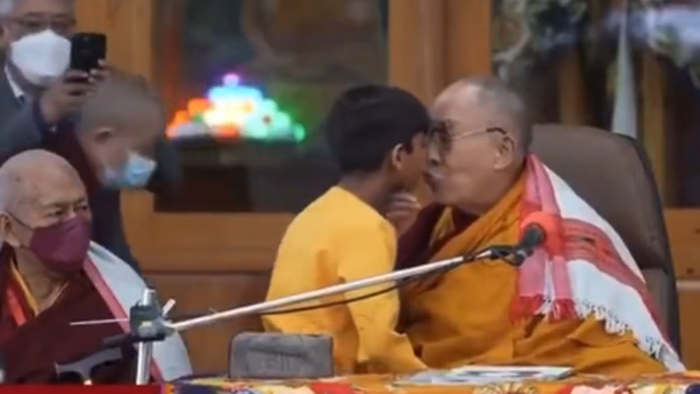 NextImg:Dalai Lama Apologizes After Kissing Boy, Asking To 'Suck My Tongue'