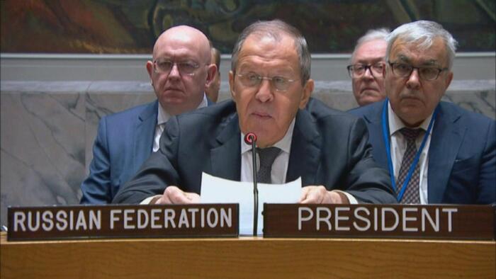NextImg:Anger, Pushback As Russia's Lavrov Chairs UN Security Council Meeting