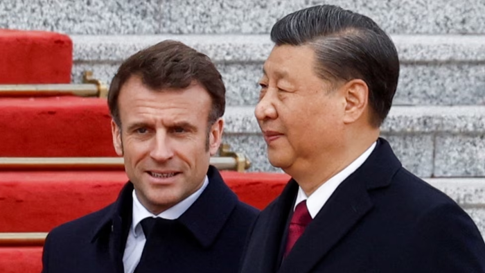 NextImg:Xi Pledges Active Peace Role After Macron Urges Him "Bring Russia To Its Senses"