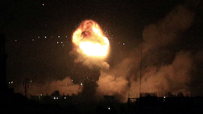 NextImg:Israel Strikes Lebanon After Barrage of Militia Rockets