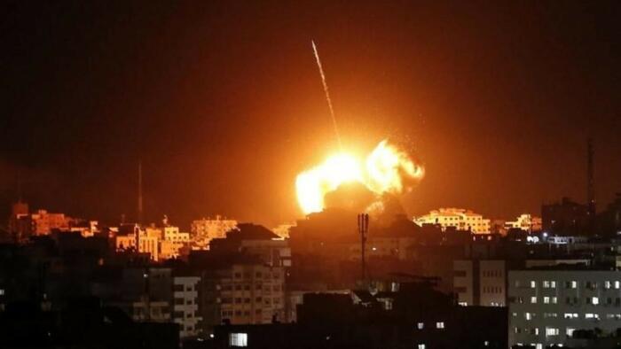 NextImg:Third Night Of Israeli Airstrikes On Syria Target Homs