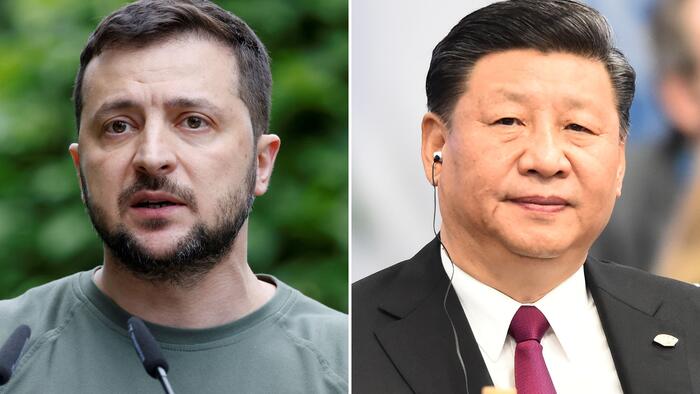 NextImg:Xi & Zelensky Hold "Long & Meaningful" Call In 1st Since War Began