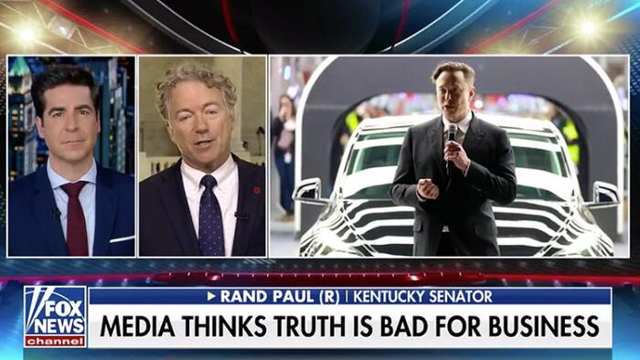 NextImg:Rand Paul: Elon Musk Will Go Down As A Historic Champion For Free Speech