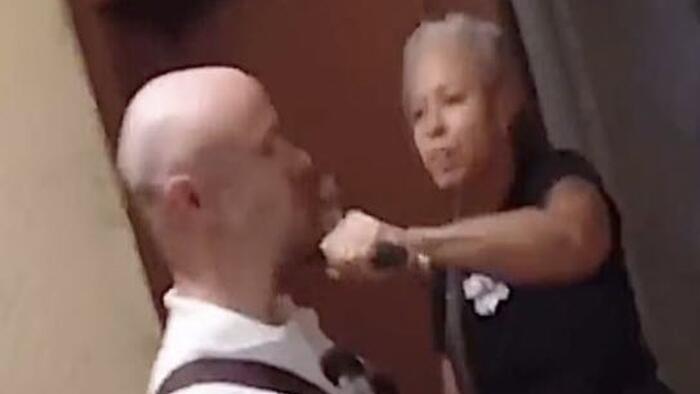NextImg:Pro-Life Display-Destroying CUNY Prof Fired After Threatening Reporter With Machete