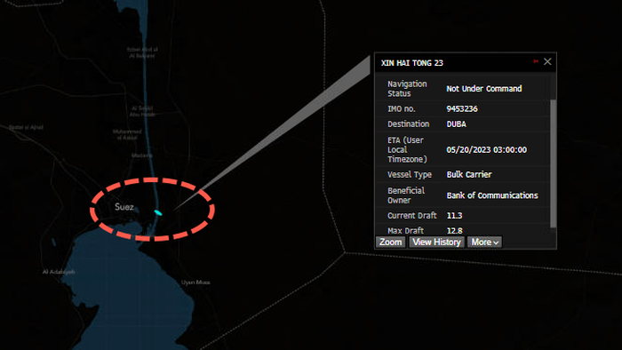 NextImg:Vessel Stuck In Egypt's Suez Canal