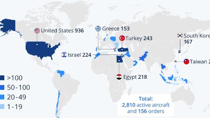 NextImg:These Are All The Countries That Use F-16 Fighter Jets