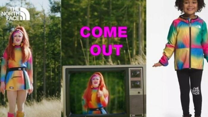 NextImg:Backlash & Boycott-Calls Hit North Face After Ad Featuring Drag Queen Inviting Everyone To 'Come Out'