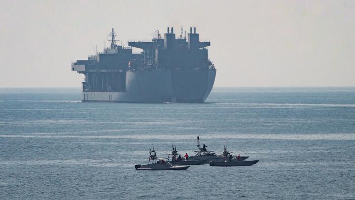NextImg:US, British, French Warships Transit Hormuz Strait To Deter Iran From Seizing Tankers