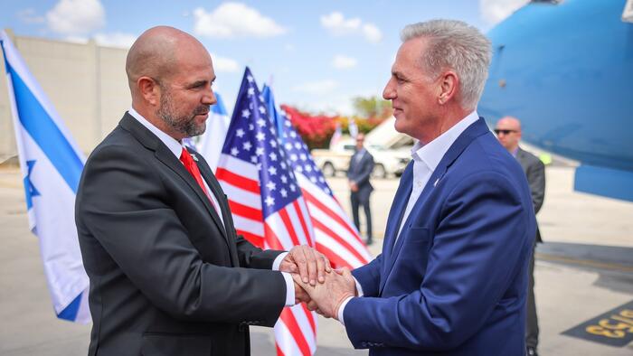 NextImg:McCarthy In Israel: Beijing Acts As "Thieves", Urges Scrutiny On Investments