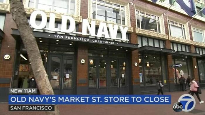 NextImg:Old Navy To Shutter Downtown San Francisco Store Amid Retail Exodus