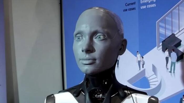 NextImg:Newly Developed Humanoid Robot Warns About AI Creating "Oppressive Society"
