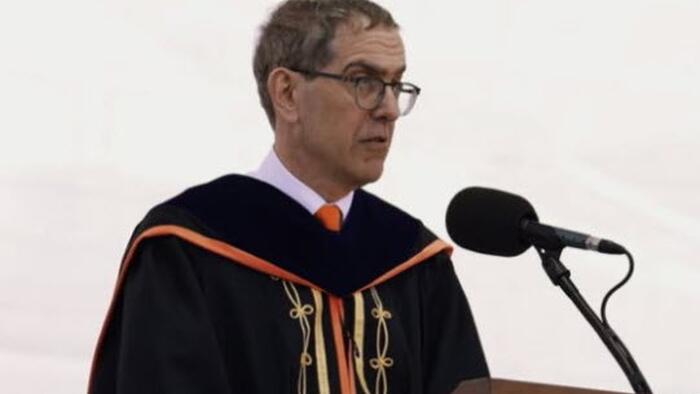 NextImg:"Rantings Of A Demagogue" - Parents Angered By Princeton President's Graduation Address