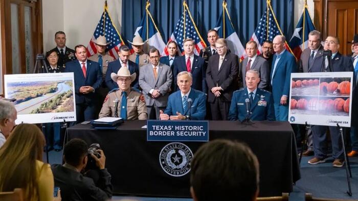 NextImg:Texas To Deploy Chain Of Buoys Across Rio Grande To Deter Illegal Immigrant Crossings