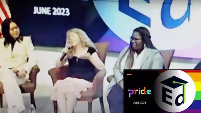 NextImg:Watch: Biden Department Of Education 'Pride' Seminar Advocates Puberty Blockers For Kids