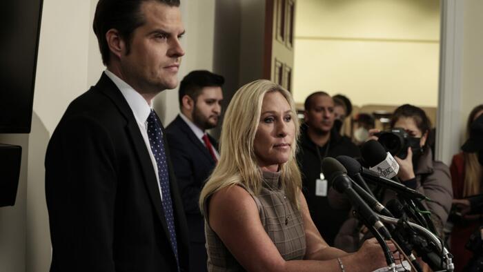 NextImg:Gaetz, Greene Announce Move To Defund Director Of ATF
