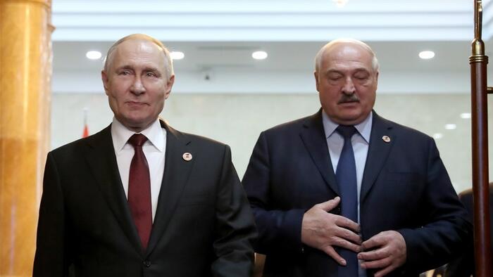 NextImg:Lukashenko's Latest Nuclear Bluster Comes Same Day US Signals Depleted Uranium Approved For Kiev
