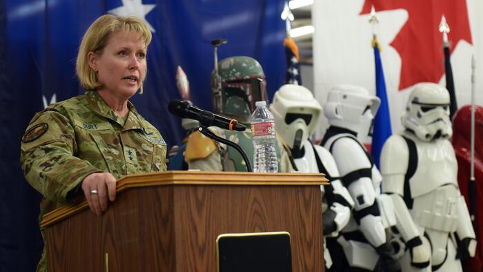 NextImg:Space Force Chief Says State "Anti-LGBT" Laws Threaten US Military Readiness
