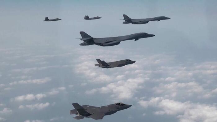 NextImg:American F-22 Fighter Jets Deployed To Middle East Amid Russian Aircraft Activity