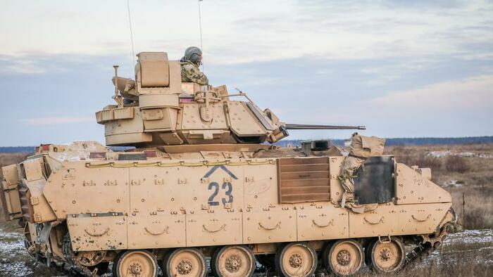 NextImg:US Official Says Ukraine Has Lost 15% Of Its Bradley Fighting Vehicles