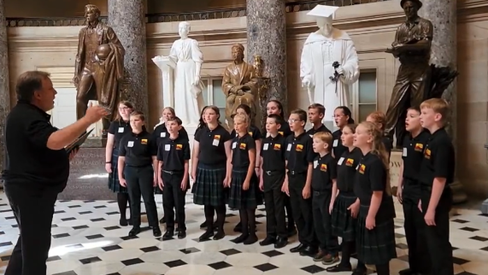 NextImg:Capitol Police Halt Christian Children's Choir Performance, Apologize