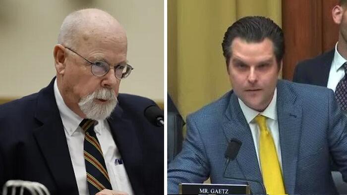 NextImg:"Part Of The Coverup": Gaetz Rips Durham For Failing To Investigate "Core" Of Russiagate