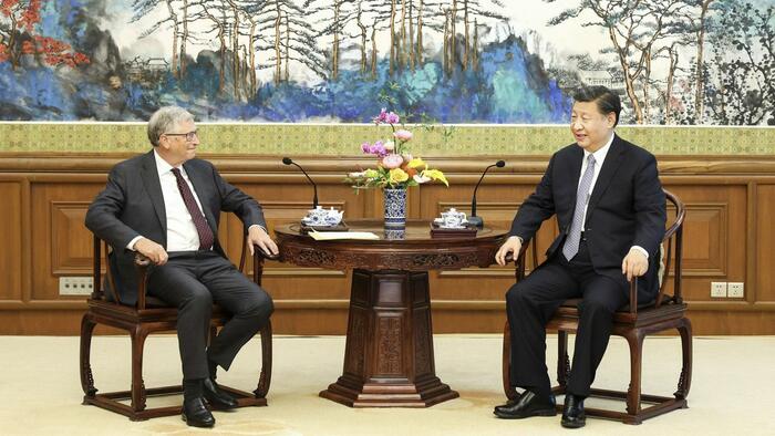 NextImg:Xi Greets 'Old Friend' Bill Gates Amid Simmering US-China Tensions