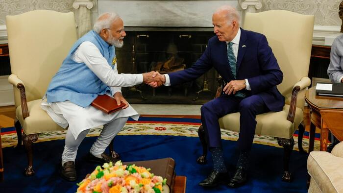 NextImg:Modi & Biden's Unprecedented Defense & Technology Deals Intended To Lure India From Russia