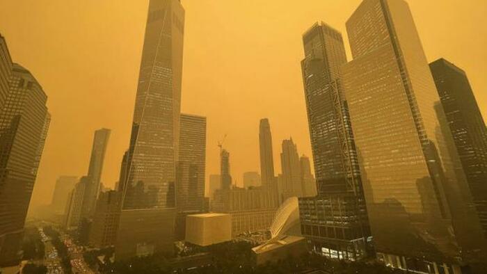 NextImg:"It's Really Unprecedented": Solar Power Generation Cut In Half Due To Canada Smoke